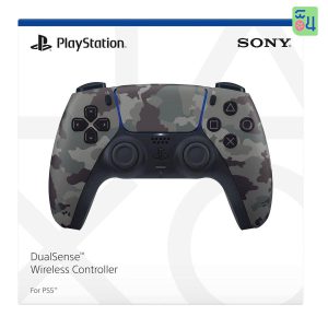 دسته بازی سونی 5 استتار خاکستری Sony PS5 Dual Sense Gray Camouflage